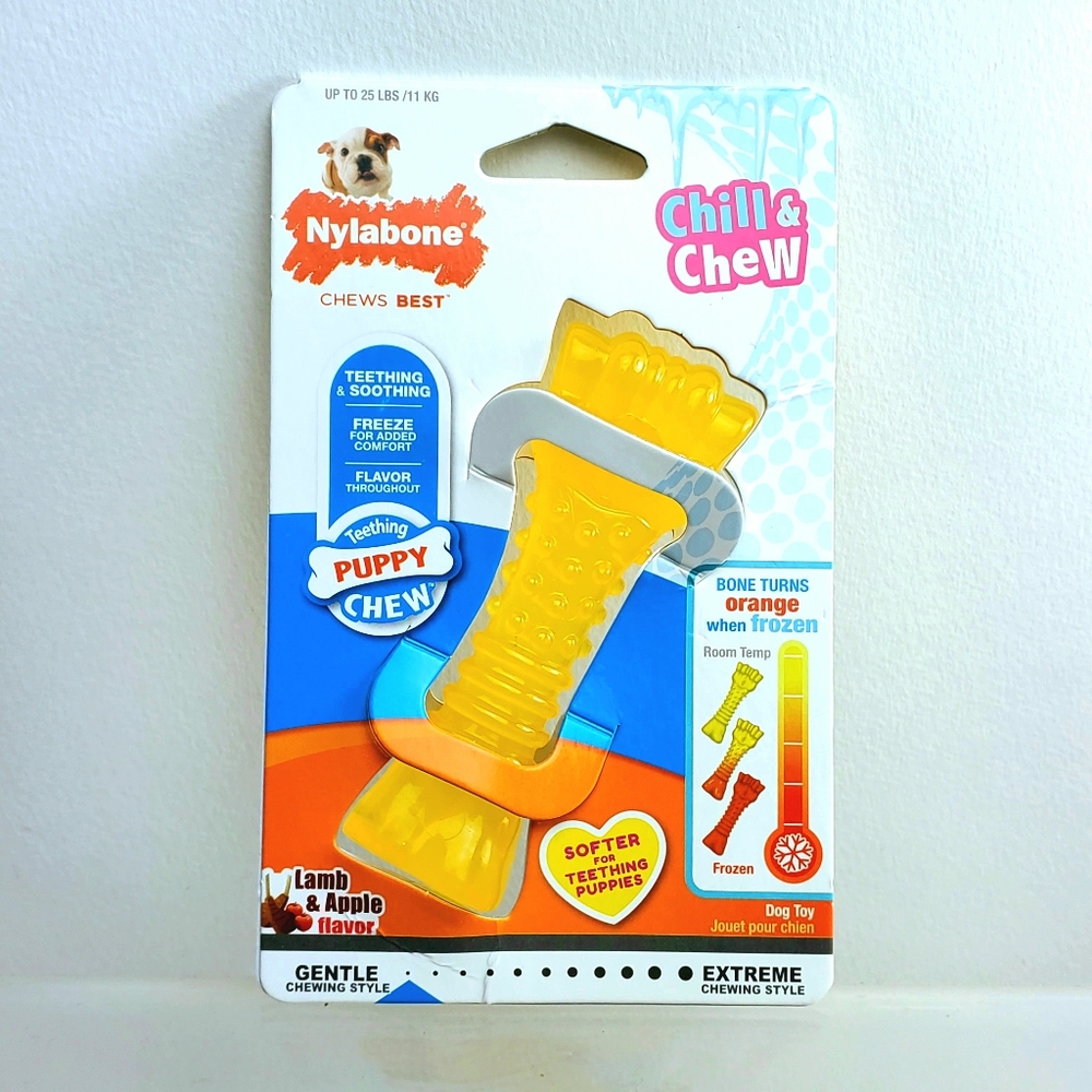 Nylabone Chill & Chew Toy - Lamb & Apple Flavor